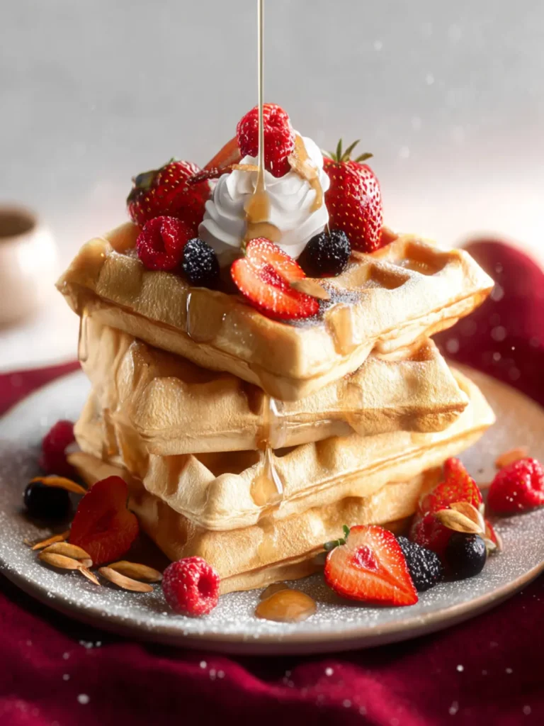Gluten Free Waffles Recipe First Image