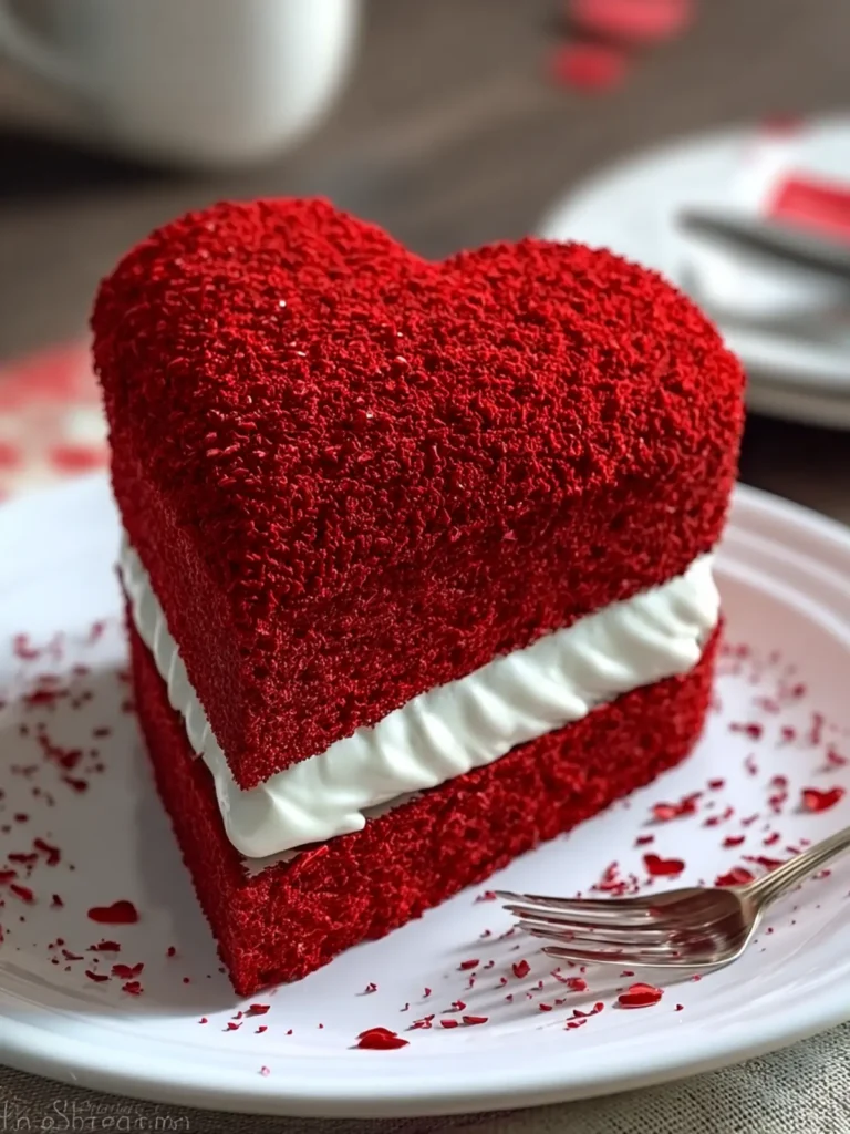 Irresistible Small Red Velvet Heart Cake Recipe to Adore First Image