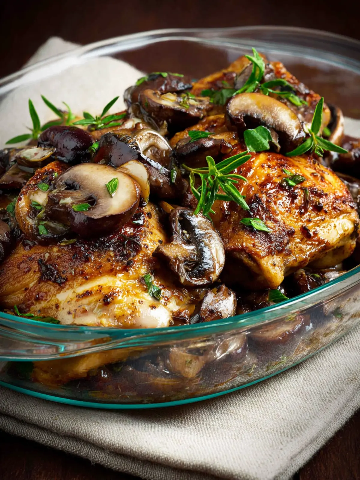 Chicken Thighs with Mushrooms: Juicy Comfort Food Bliss