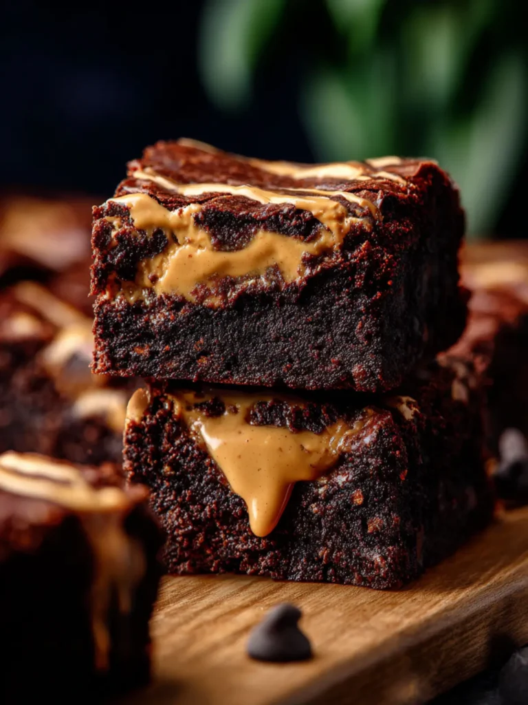 Peanut Butter Brownies First Image