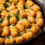 Vegetarian Tater Tot Hotdish (Casserole) First Image