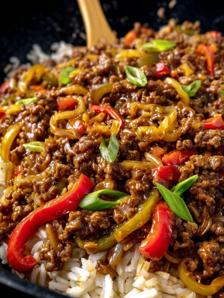 Mongolian Ground Beef First Image