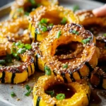 Delightful Miso Roasted Delicata Squash Rings Recipe First Image