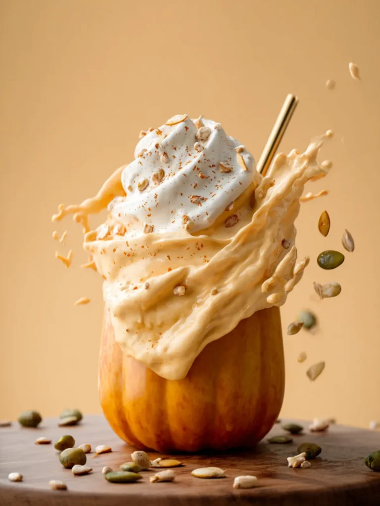 Healthy Pumpkin Ice Cream First Image