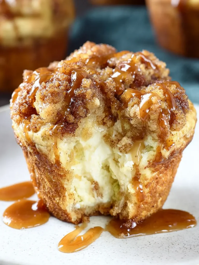Apple Crisp Cheesecake Muffins First Image
