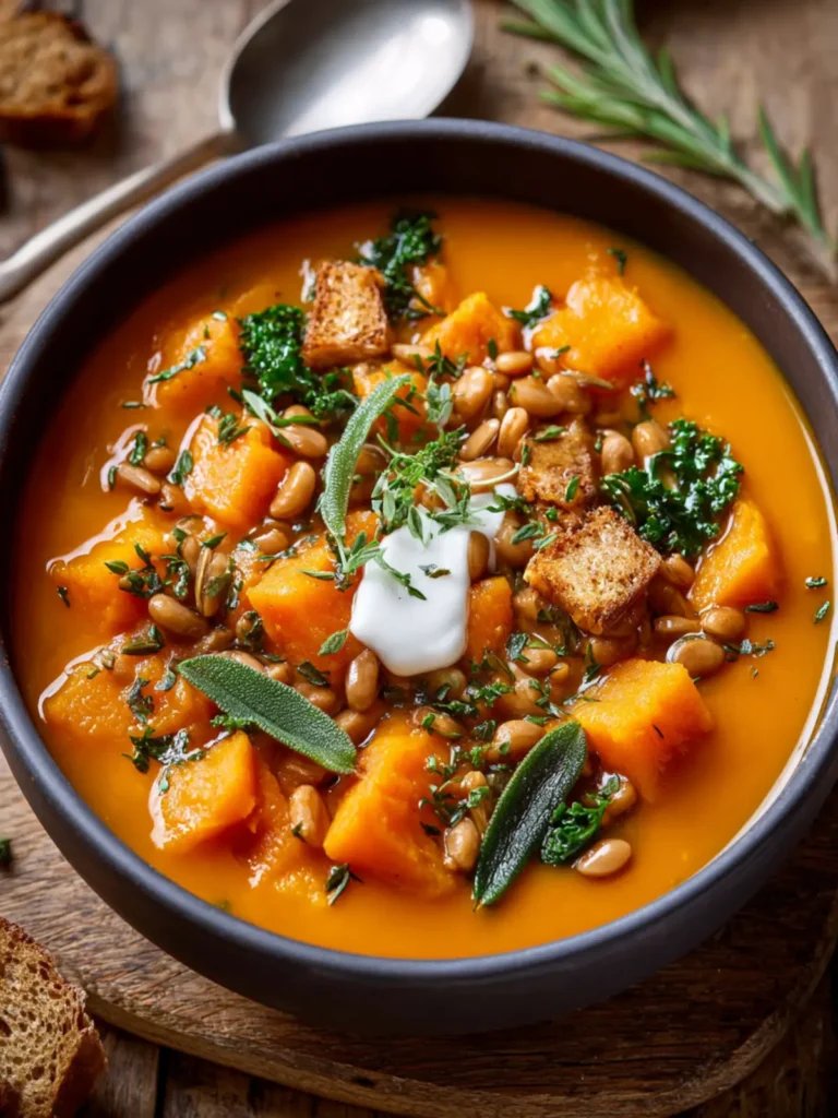 Butternut Squash and Bean Soup First Image