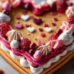 Irresistible Heart Shaped Cookie Cake Recipe for Celebrations First Image