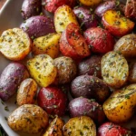 Irresistible Herb Roasted Rainbow Potatoes Recipe First Image