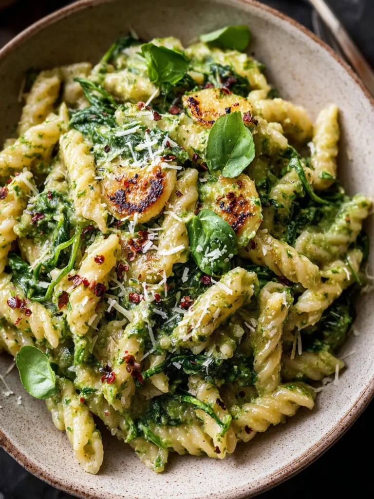 Irresistible Creamy Spinach Pasta Recipe for Dinner Bliss First Image