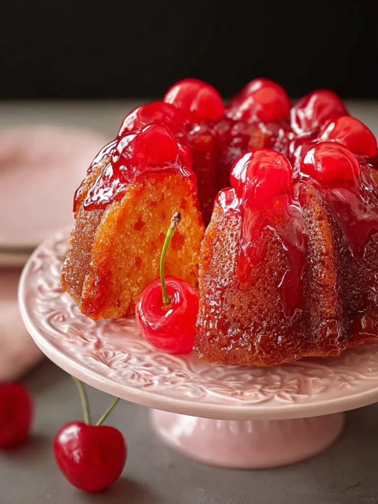 Delightful Easy Maraschino Cherry Bundt Cake Recipe First Image