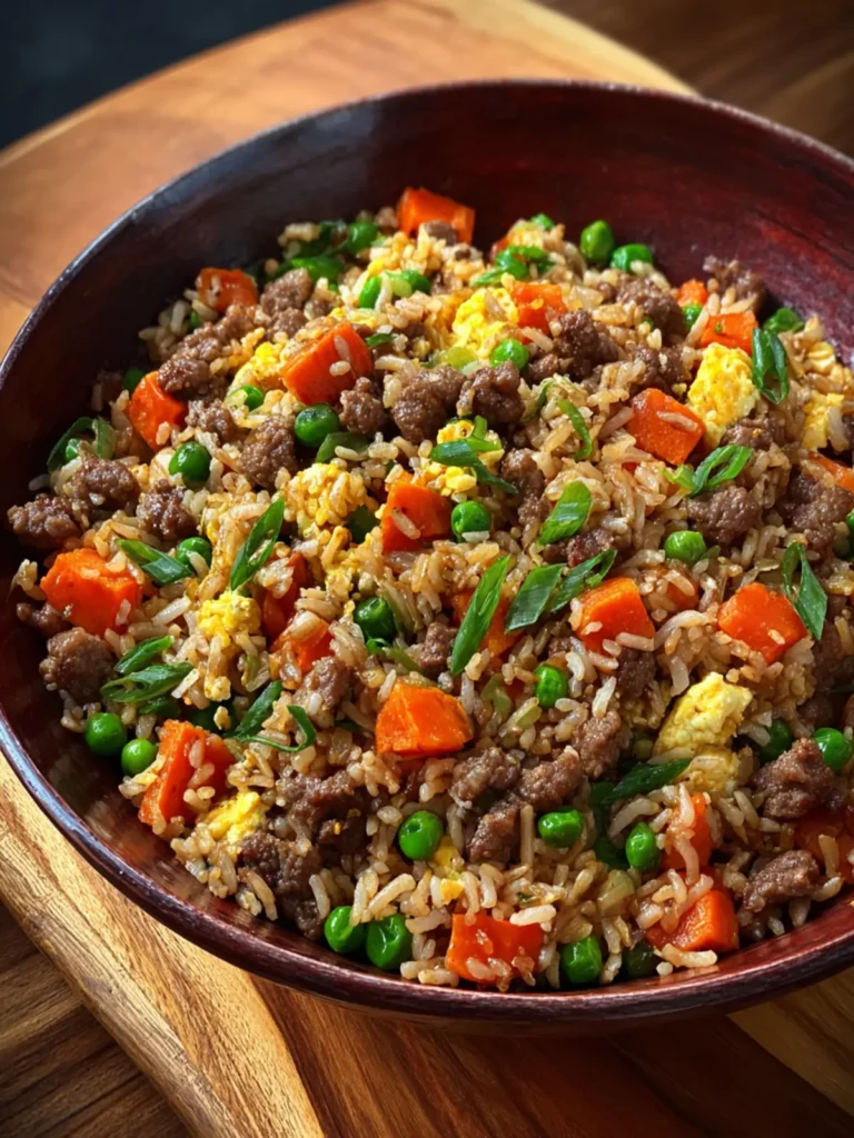 Ground Beef Fried Rice First Image