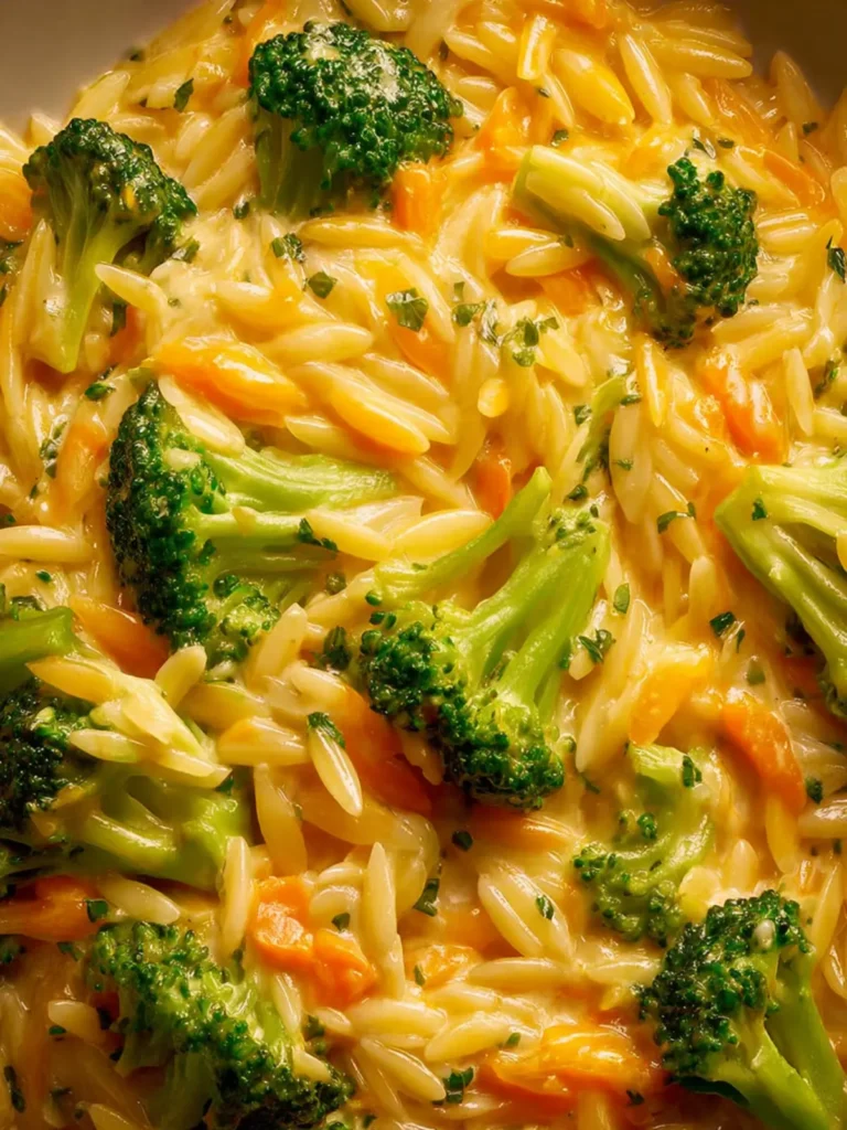 Broccoli Cheddar Orzo First Image