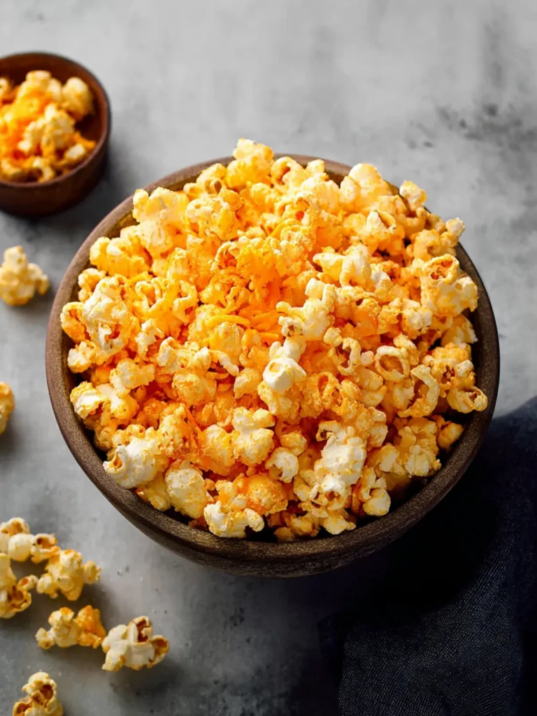 Homemade Cheddar Cheese Popcorn First Image