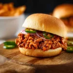 Cajun Chicken Sloppy Joes First Image