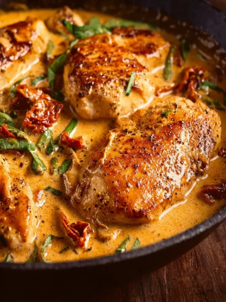 Creamy Sun-Dried Tomato Chicken First Image