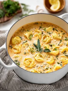 Creamy Tortellini Soup First Image