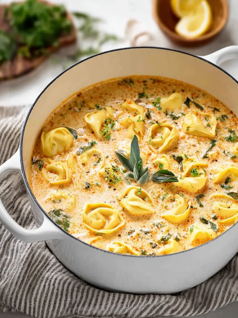 Creamy Tortellini Soup First Image