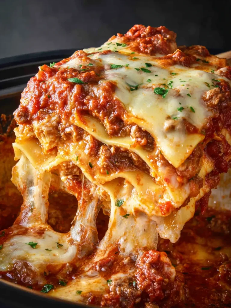 Crockpot Lasagna First Image