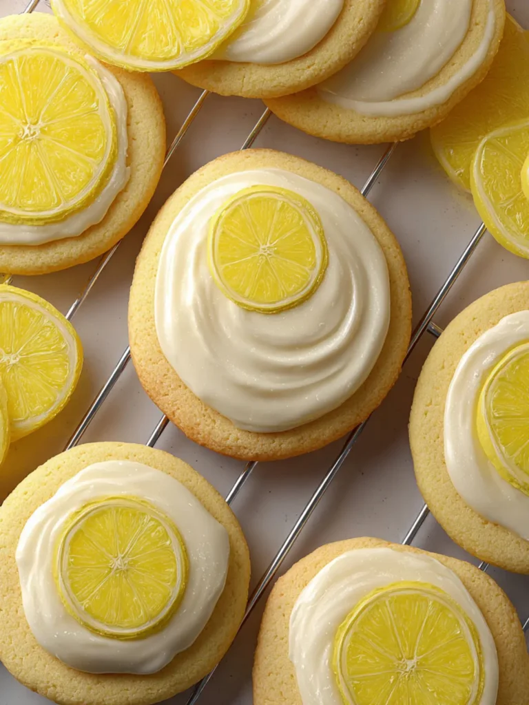 Frosted Lemon Cookies First Image