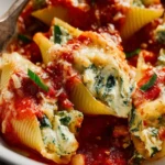 Garlic Chicken & Spinach Stuffed Shells First Image