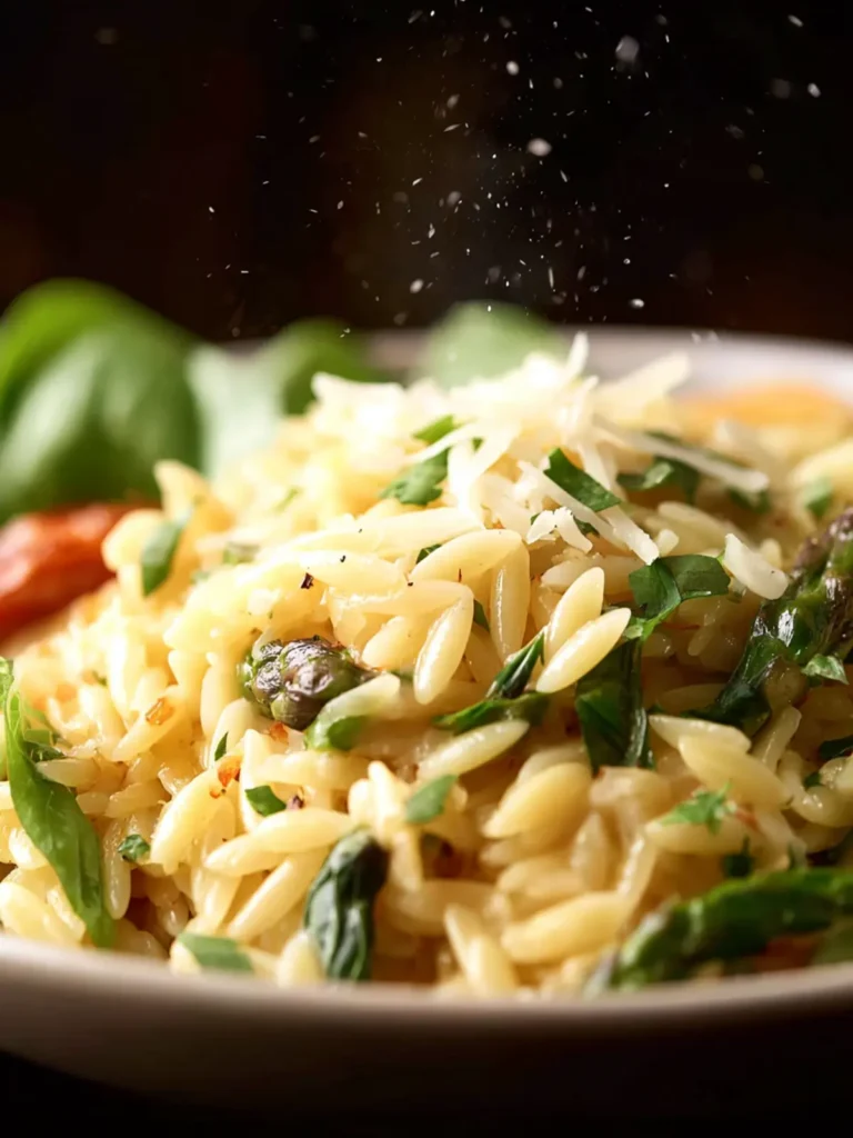 Garlic Parmesan Orzo First Image