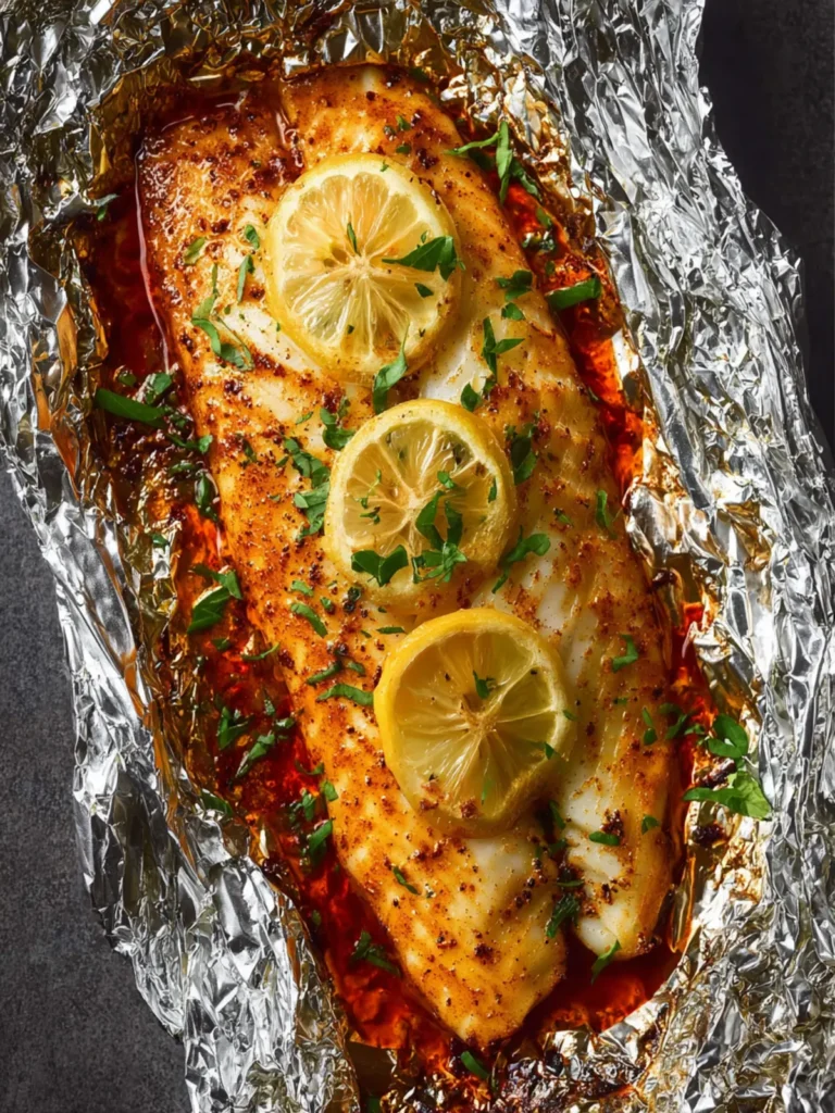 Grilled Cod in Foil First Image