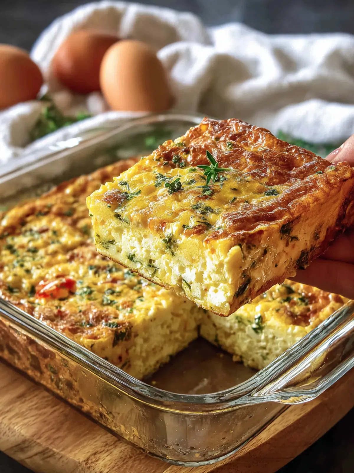 High Protein Cottage Cheese Egg Bake: The Easy Meal Prep Delight