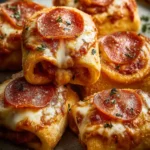 Homemade Beef Beef Pepperoni Pizza Rolls- Easy Recipe First Image