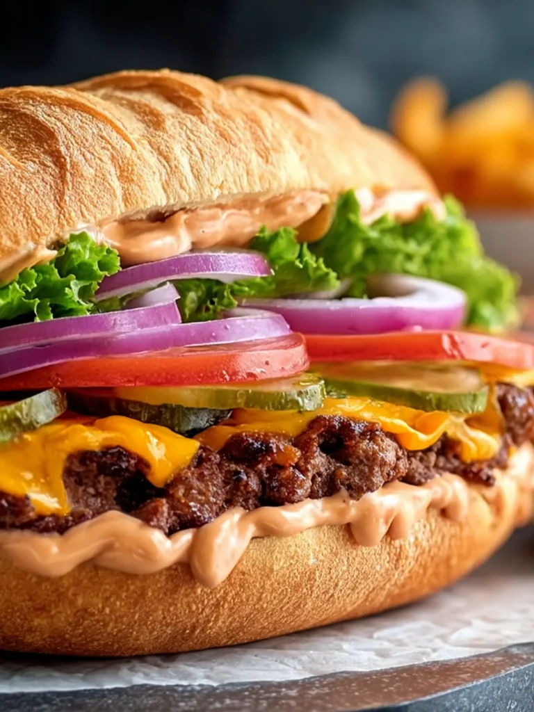 Irresistible Cheeseburger Subs Recipe for Ultimate Flavor First Image