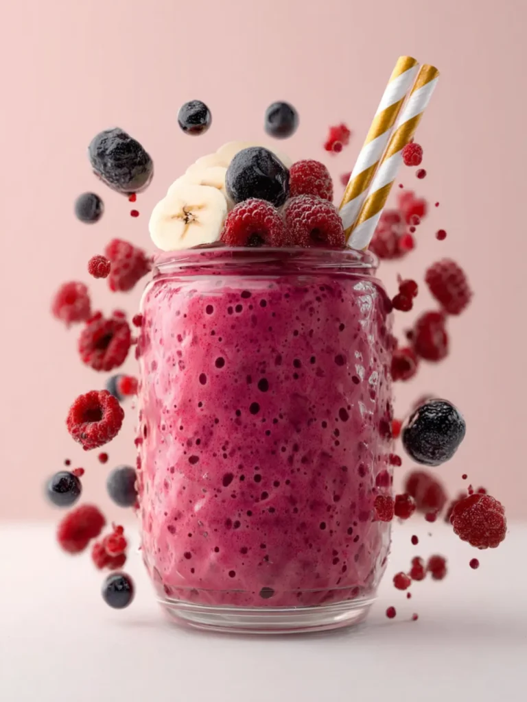 Banana Berry Smoothie First Image