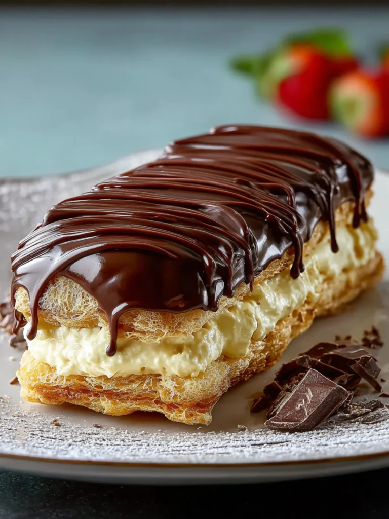 Chocolate Eclair Dessert First Image