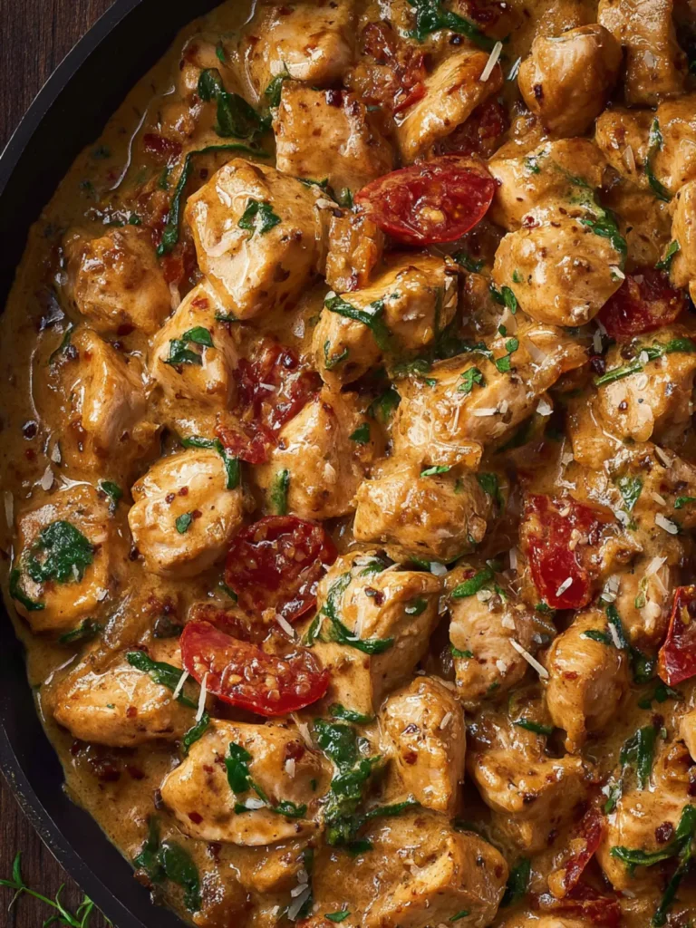 Creamy Tuscan Chicken Bites First Image