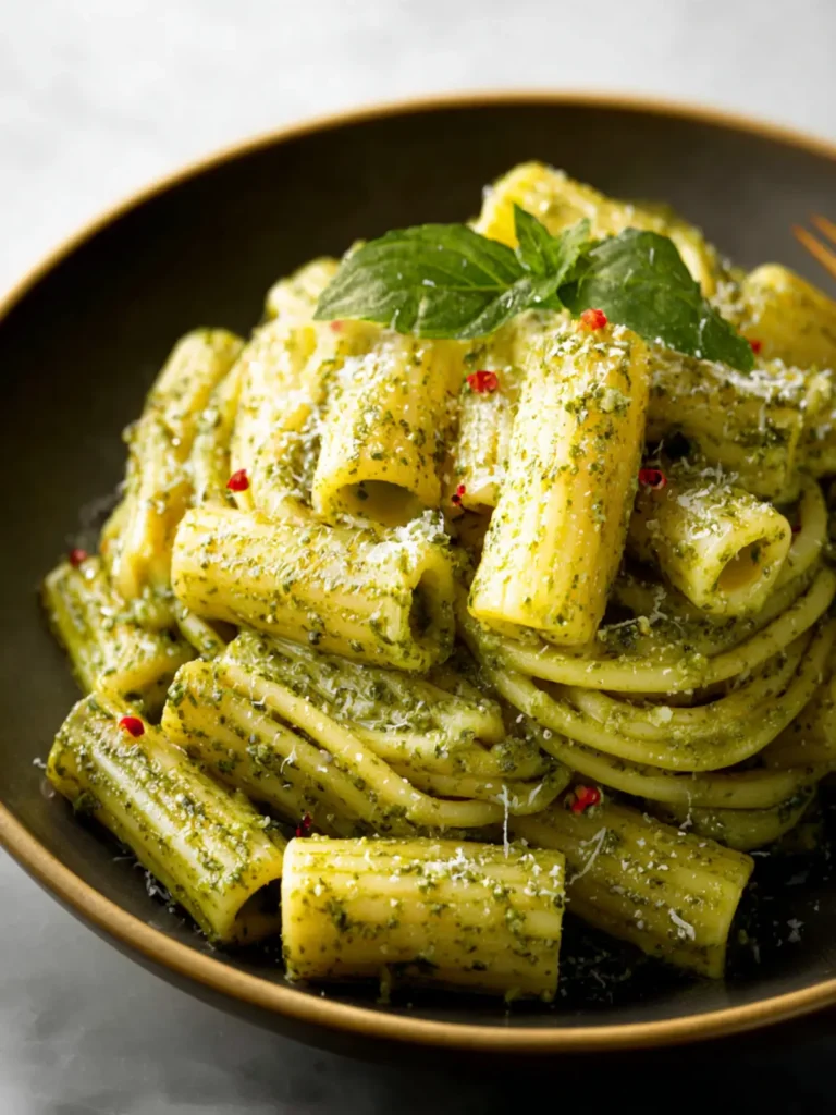 Easy Pesto Pasta First Image
