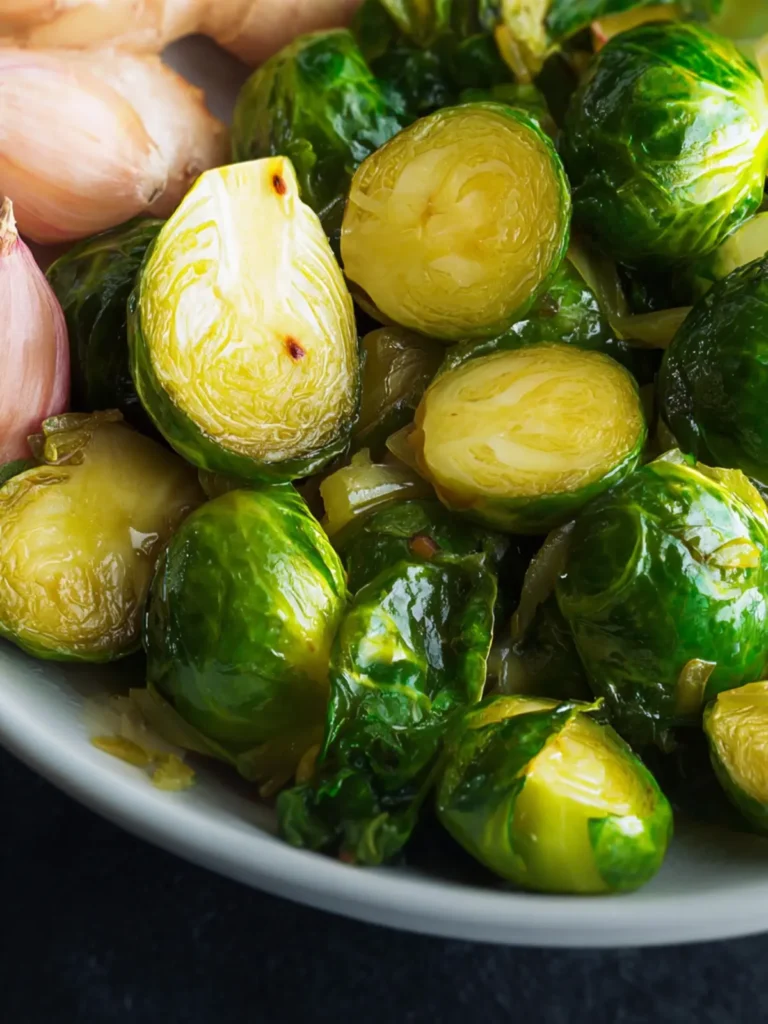 Fermented Brussels Sprouts with Garlic & Ginger First Image