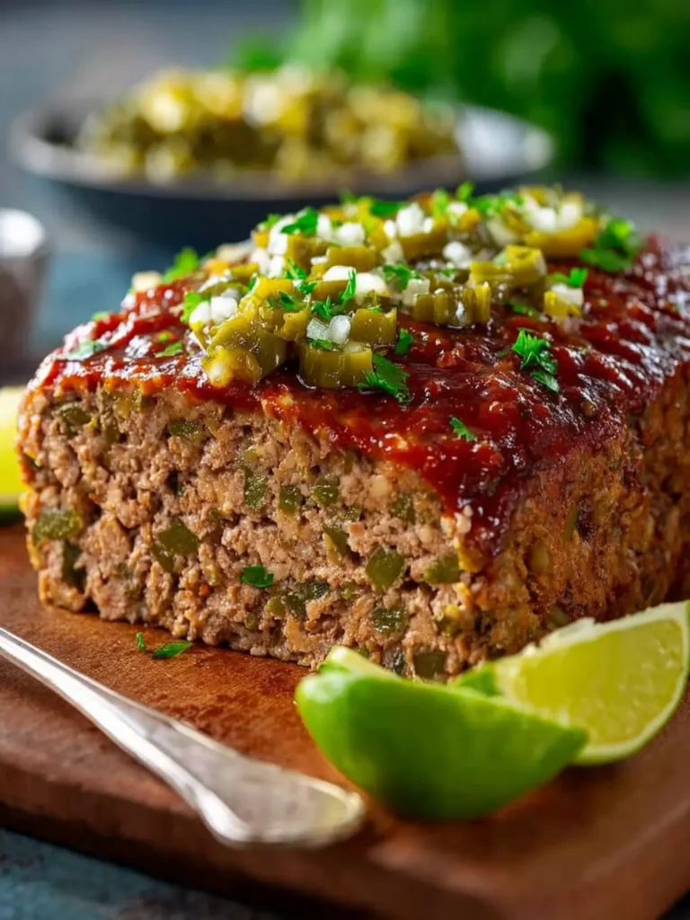 Healthy Mexican Turkey-Oatmeal Meatloaf (Gluten-free) First Image