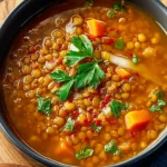 Lentil Soup Recipe First Image