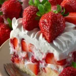 Strawberry Whipped Cream Cake First Image