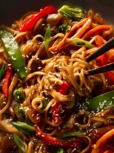 Teriyaki Veggie Noodles First Image