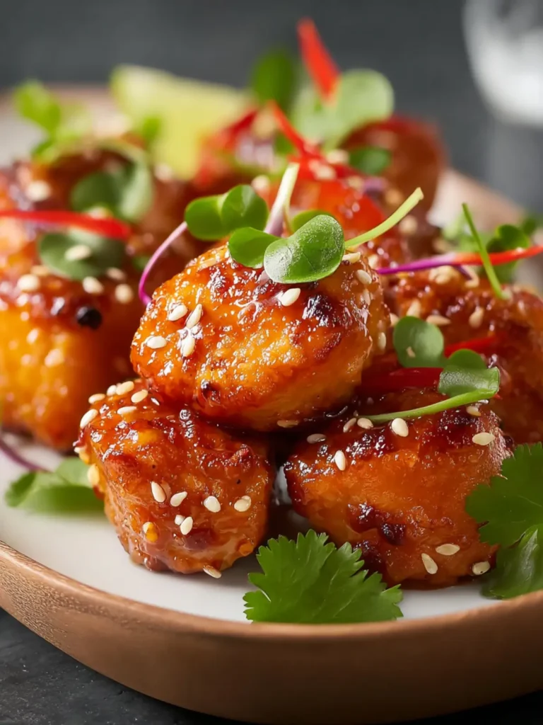 Thai Chicken Bites Appetizer Recipe First Image