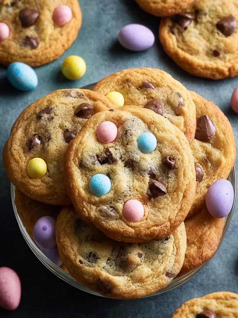 Easter Chocolate Chip Cookies First Image